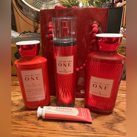 Bath & Body Works Other - Bath & Body Works 4 items ~ You're the One Red Collection in a Reuseable bag